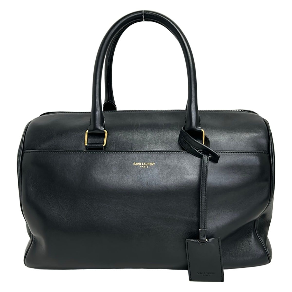 SAINT LAURENT PARIS(サンローランパリ) ハンドバッグ ダッフル6 322049 黒 レザー