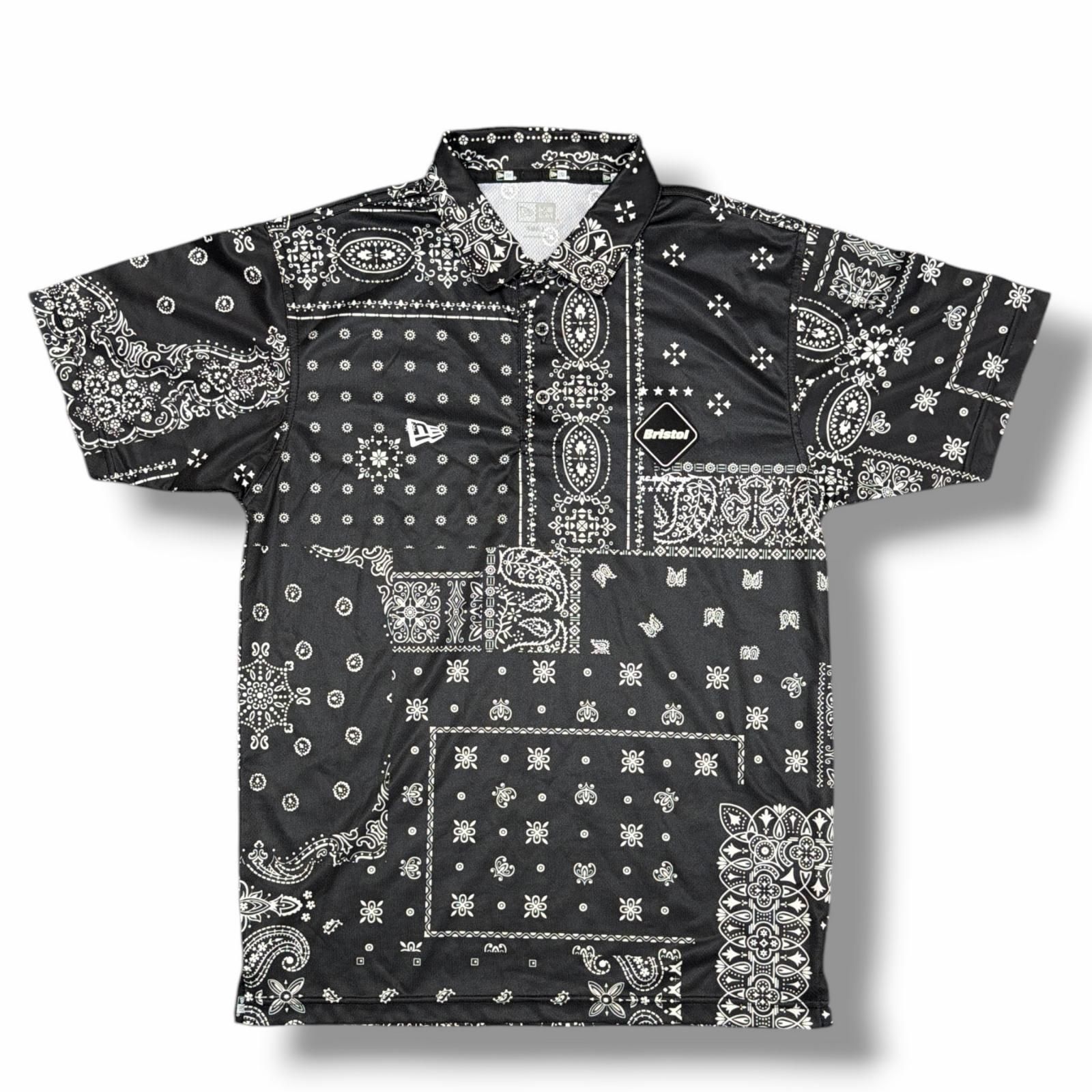 F.C.Real Bristol × NEW ERA 22SS BANDANA POLO SHIRT バンダナ半袖