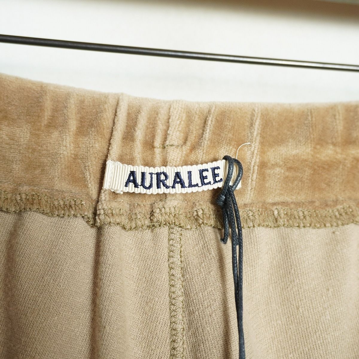 正規 AURALEE オーラリー ORGANIC COTTON VELOUR PANTS オーガニック