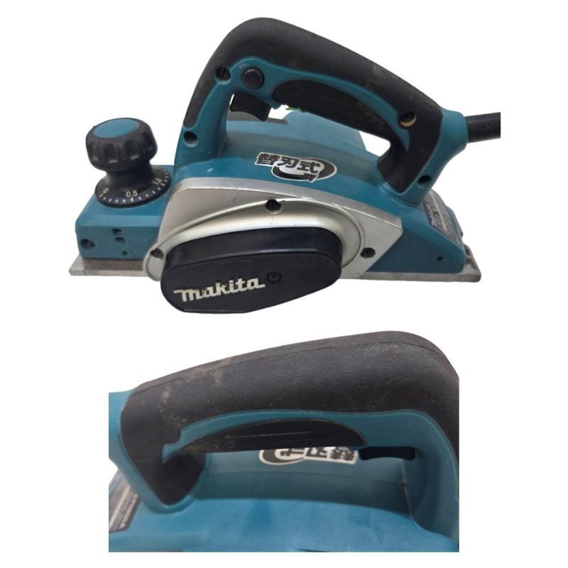 makita マキタ 82mm 電気カンナ KP0800A 100V マキタブルー 動作確認済 