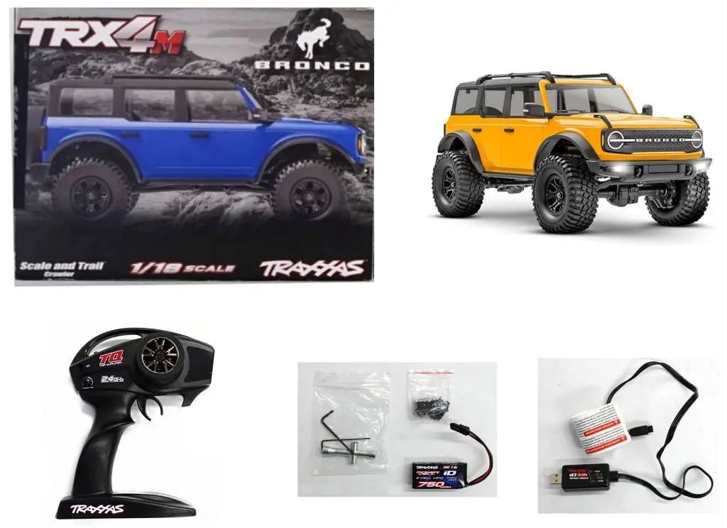 【中古】ラジコン 1/18 TRX4M ブロンコ(オレンジ) 2.4GHz仕様 [97074-1]