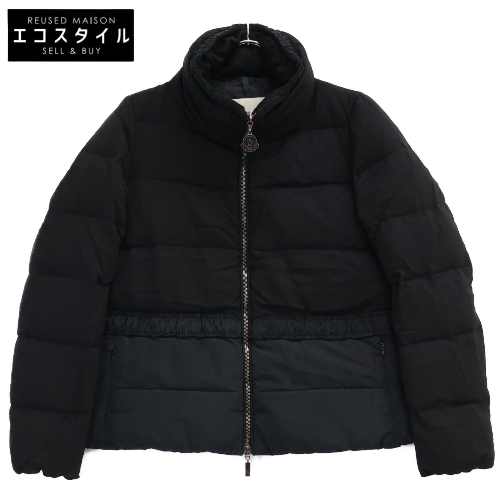 MONCLER モンクレール ARGENTEE ウールxナイロン切替 ダウン 