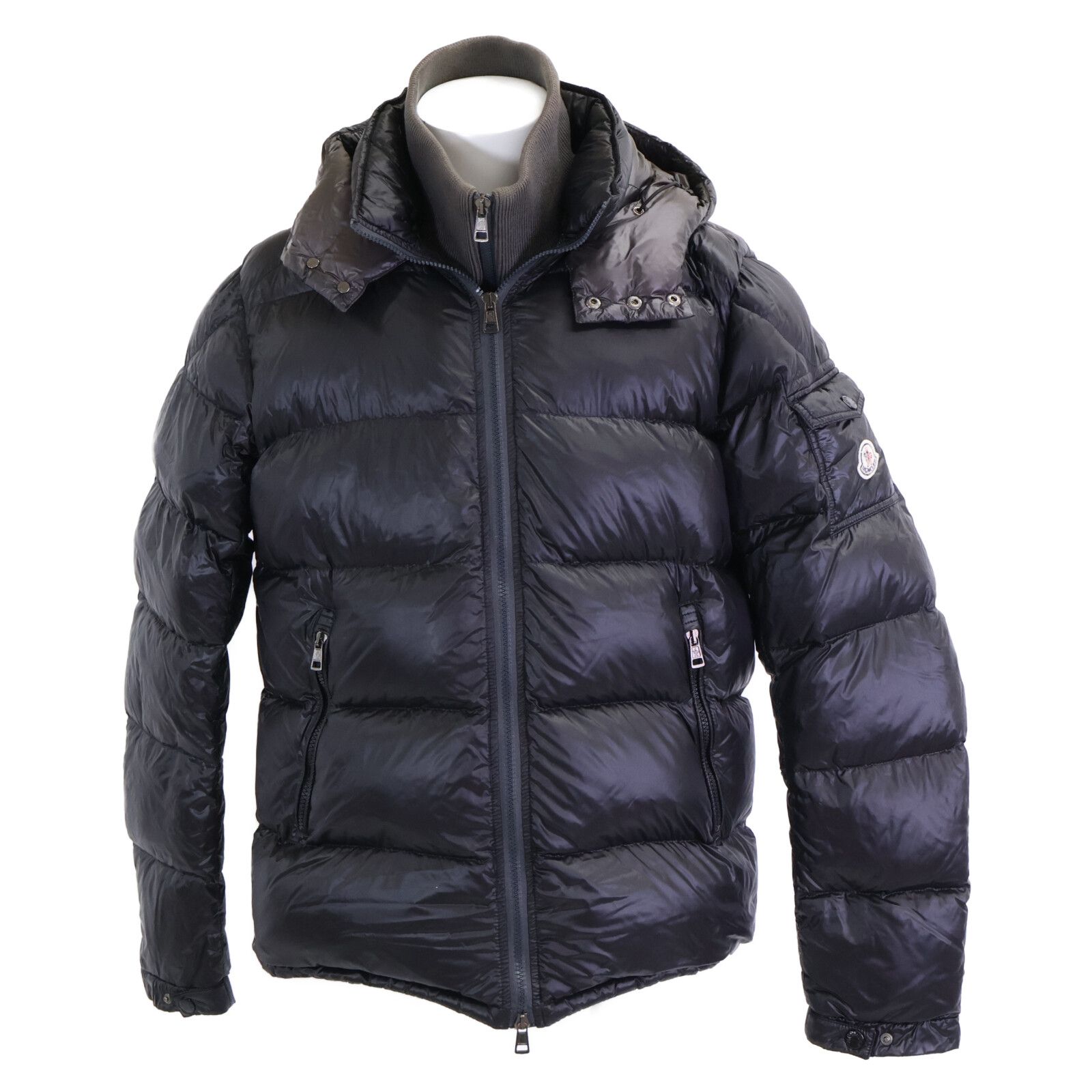 ツキ　　 モンクレール ダウンジャケット JERSEY GIUBBOTTO MONCLER モンクレール ZIN GIUBBOTTO レイヤードカラー ダウン