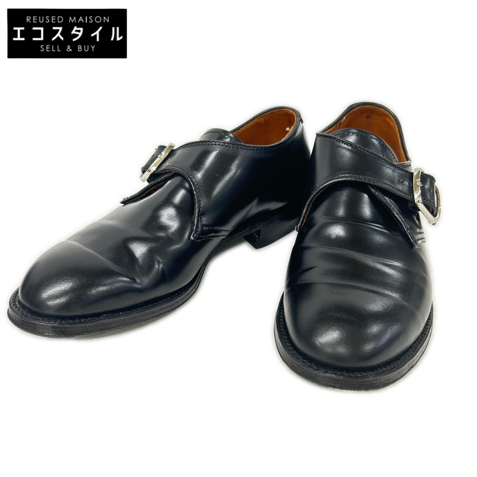 Alden　オールデン　1879 コードバン シングルモンクストラップ シューズ　7 1/2
