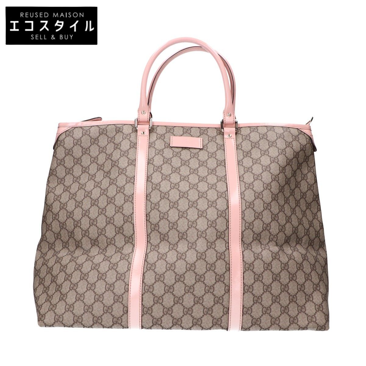 GUCCI　グッチ　201482 GGスプリーム PVCｘレザー