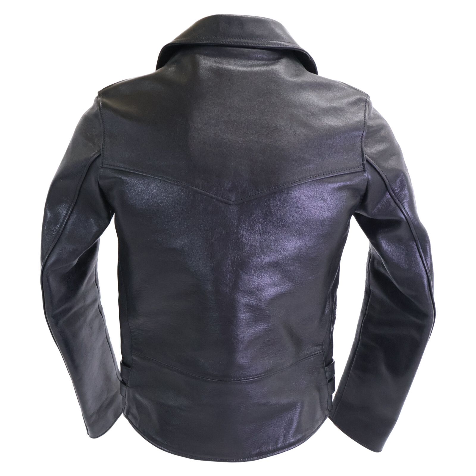 【美品】アディクトクローズ ライダースジャケット 34 ADDICT CLOTHES アディクトクローズ 【美品】AD-02 HORSE HIDE DOUBLE