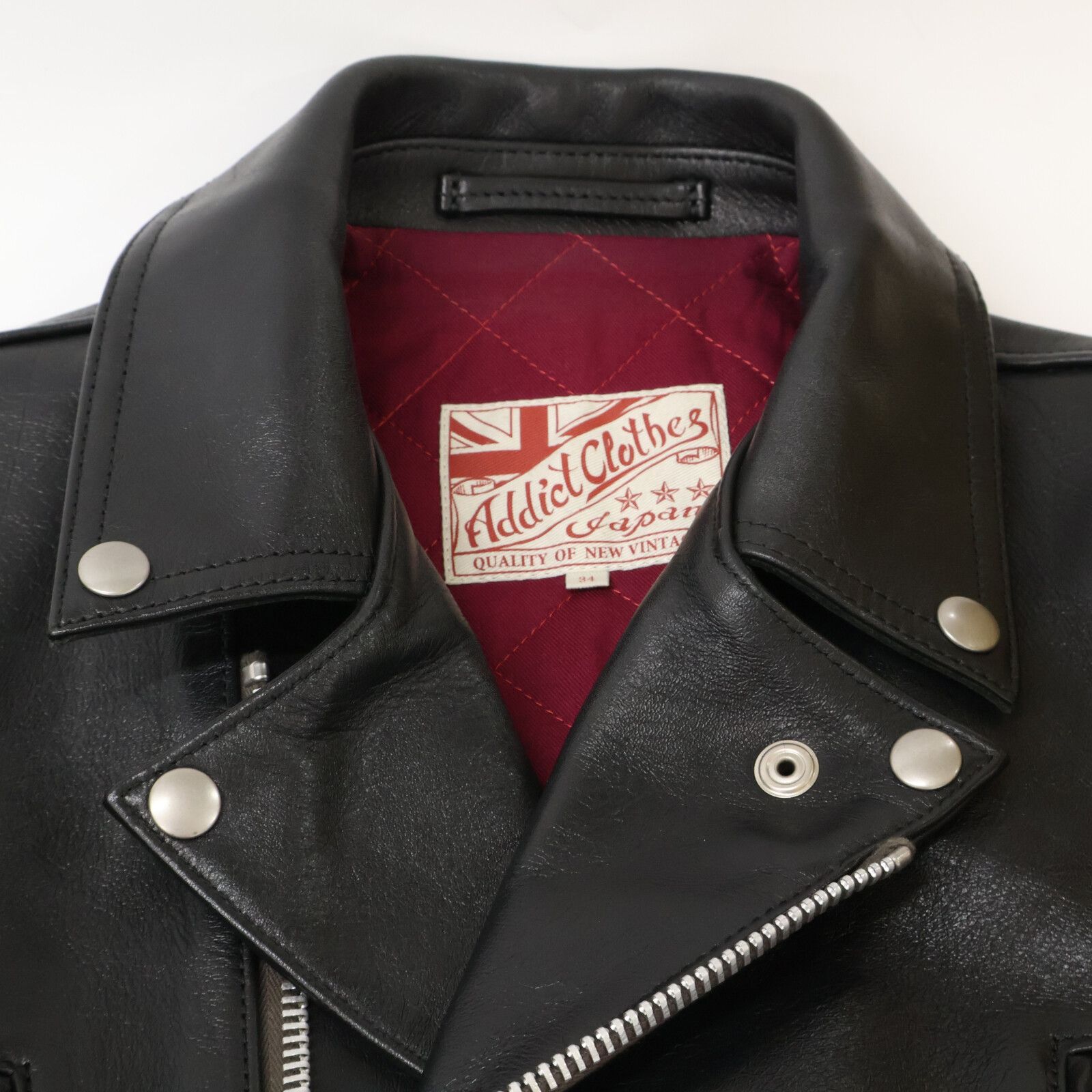 ADDICT CLOTHES アディクトクローズ 【美品】AD-02 HORSE HIDE DOUBLE