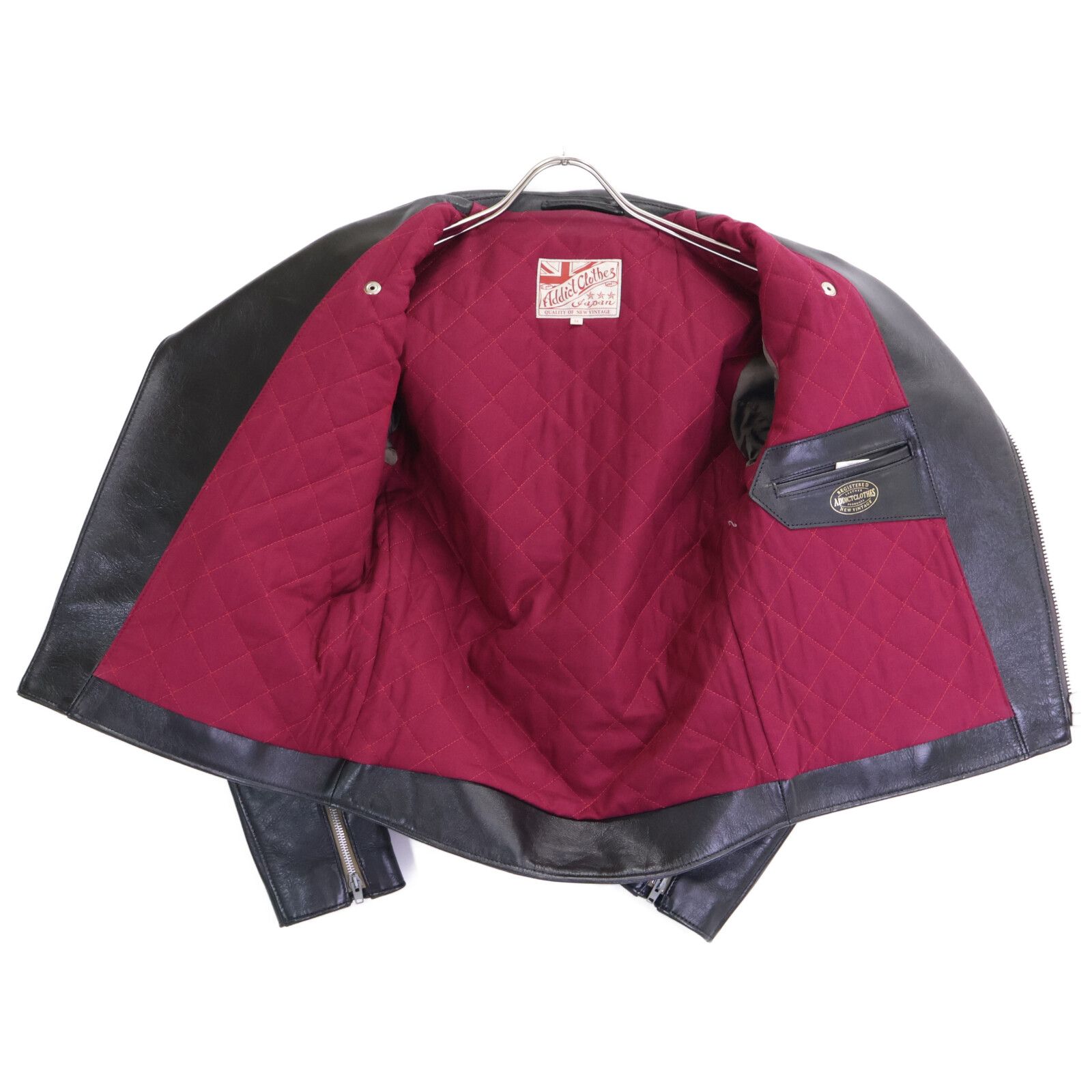 ADDICT CLOTHES アディクトクローズ 【美品】AD-02 HORSE HIDE DOUBLE