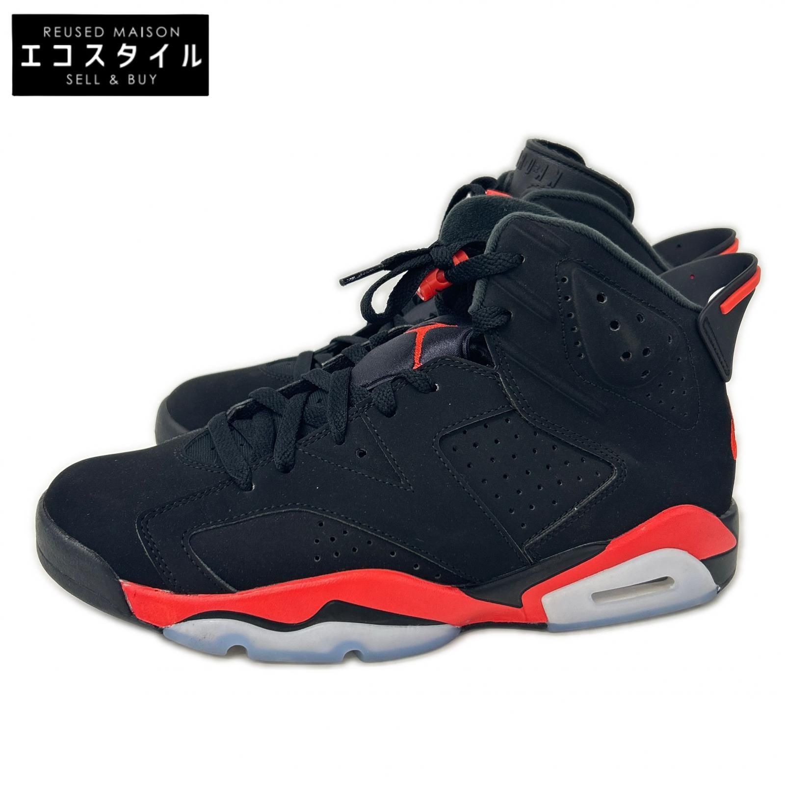 NIKE　ナイキ　【美品】CT8529-001 Air Jordan 6 Retro Infrared Salesman ハイカットスニーカー　27.5