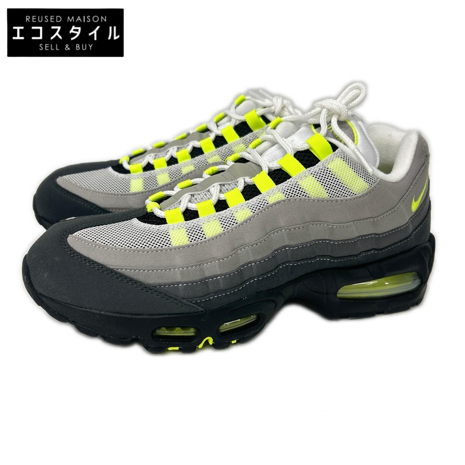 NIKE ナイキ 【新品同様】HM4740-001 AIR MAX 95 BIG BUBBLE エアマックス95 ビッグバブル スニーカー イエローグラデ 29