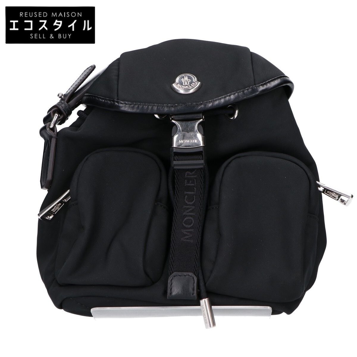 MONCLER　モンクレール　24AW MINI TRICK BACKPACK/ミニトリック メタルロゴ ドローストリング 71,996円
