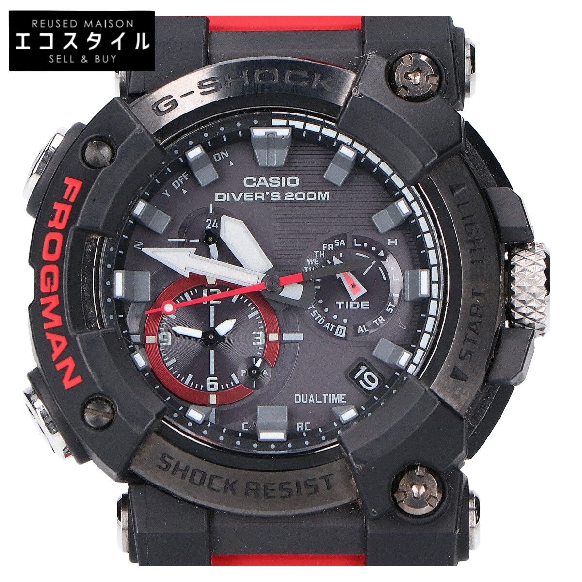 G-SHOCK　ジーショック　GWF-A1000-1A4JF MASTER OF G-SEA FROGMAN/フロッグマン 黒文字盤 モバイルリンク タフソーラー電波