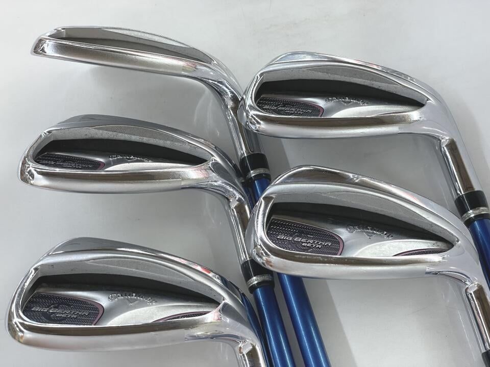 キャロウェイ　BIG BERTHA BETA 2016 レディス　GP for BIG BERTHA　Lフレックス　アイアンセット　中古　ゴルフドゥ！岡山青江店【最短即日発送】