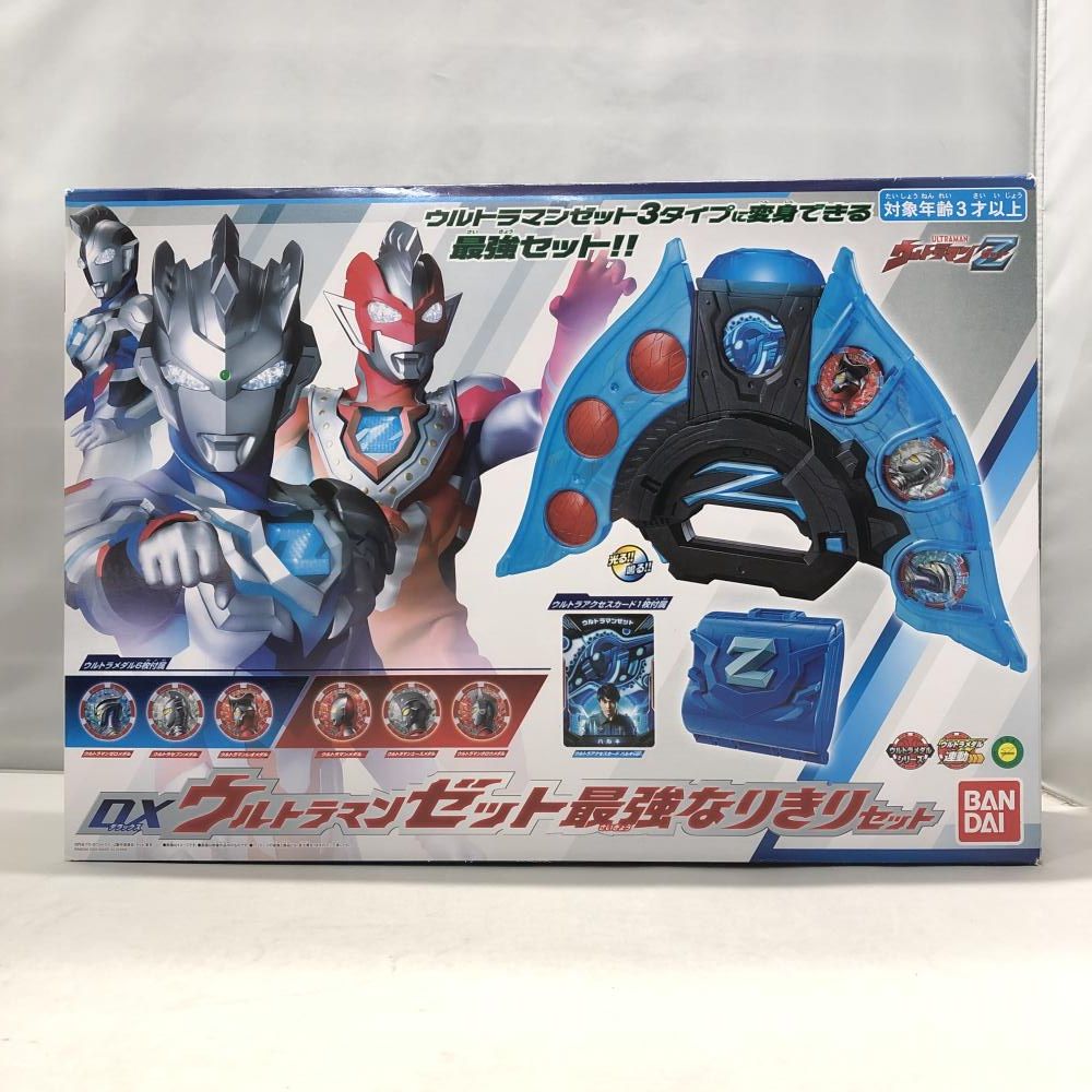 【中古】バンダイ DXウルトラマンゼット最強なりきりセット ウルトラマンZ 箱傷み/カード折れ有[15]