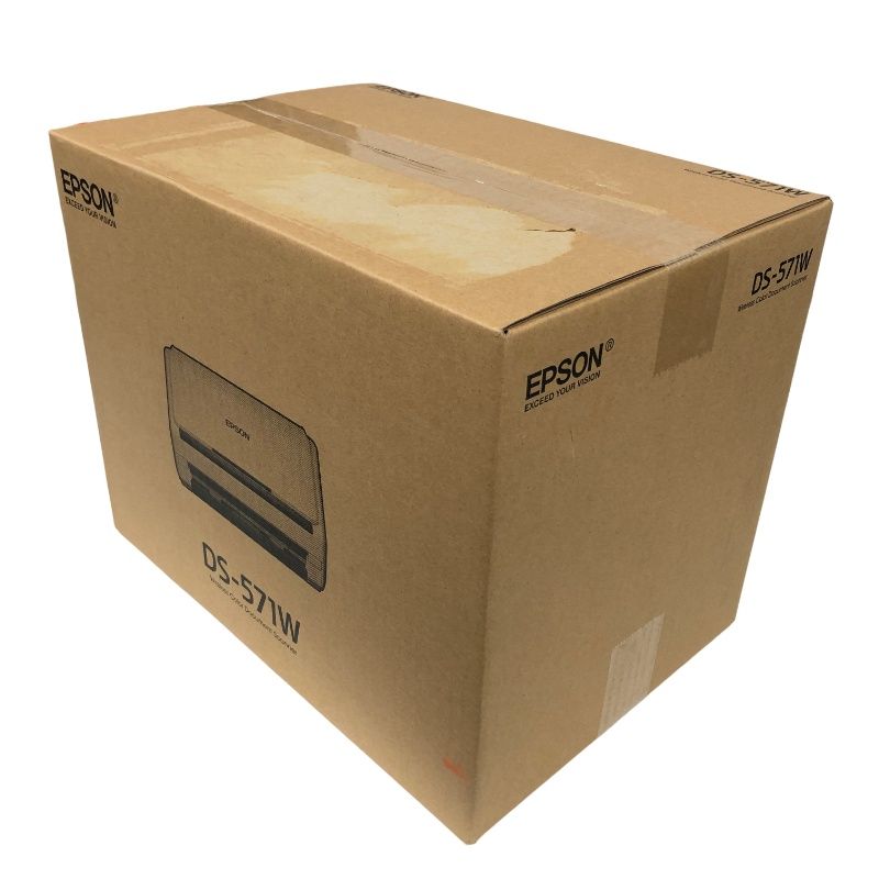 EPSON エプソン A4ドキュメントスキャナー DS-571W ホワイト スキャナ PC周辺機器 【新品未開封品】 22606K306