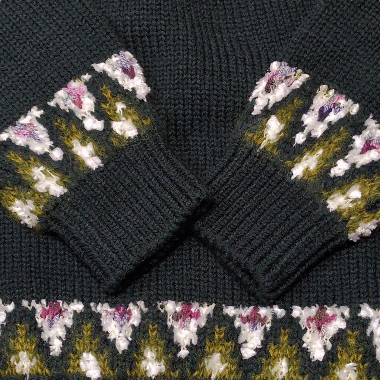 COOHEM コーヘン 22AW ノルディックニットセーター ウール モヘヤ TOPS