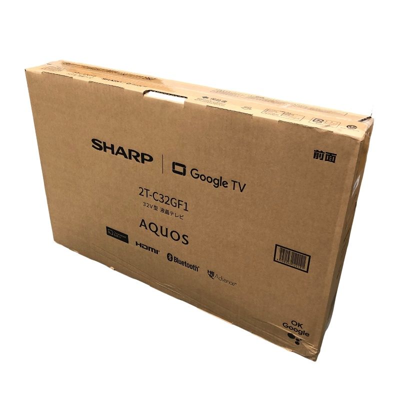 SHARP シャープ 32V型 液晶テレビ 2T-C32GF1 AQUOS ブラック TV テレビ 家電 電化製品 【新品未開封品】 22606K332