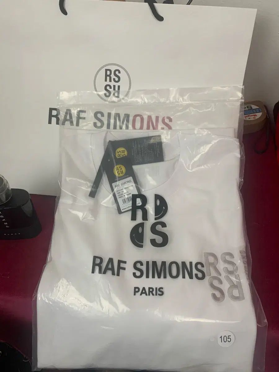 RAF SIMONS ラフ シモンズ 半袖Tシャツ 白 XL (105)