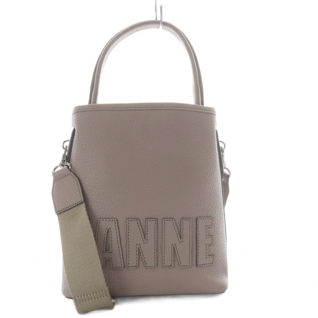 イアンヌ IANNE 25AW 2wayデイリーポシェット シャトン バッグ ハンドバッグ ワンハンドル ショルダーバッグ 2way カーフレザー グリーシエル /YO14