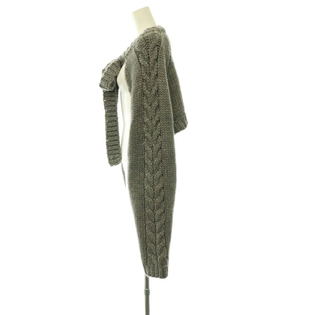 ハニーミーハニー HONEY MI HONEY 24AW cable knit ribbon bolero