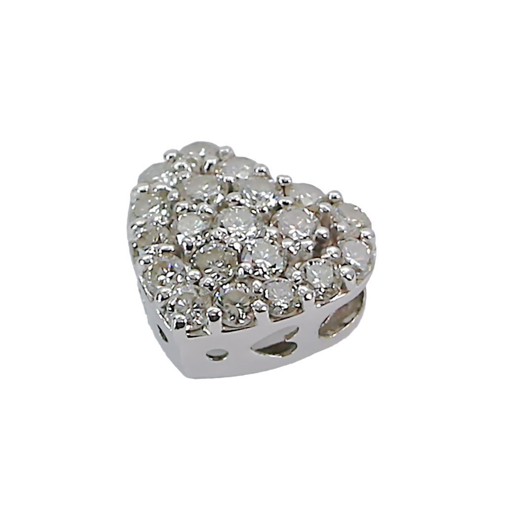 ペンダントトップ　K18WG　ダイヤモンド　0.60ct　10062600101ｆ