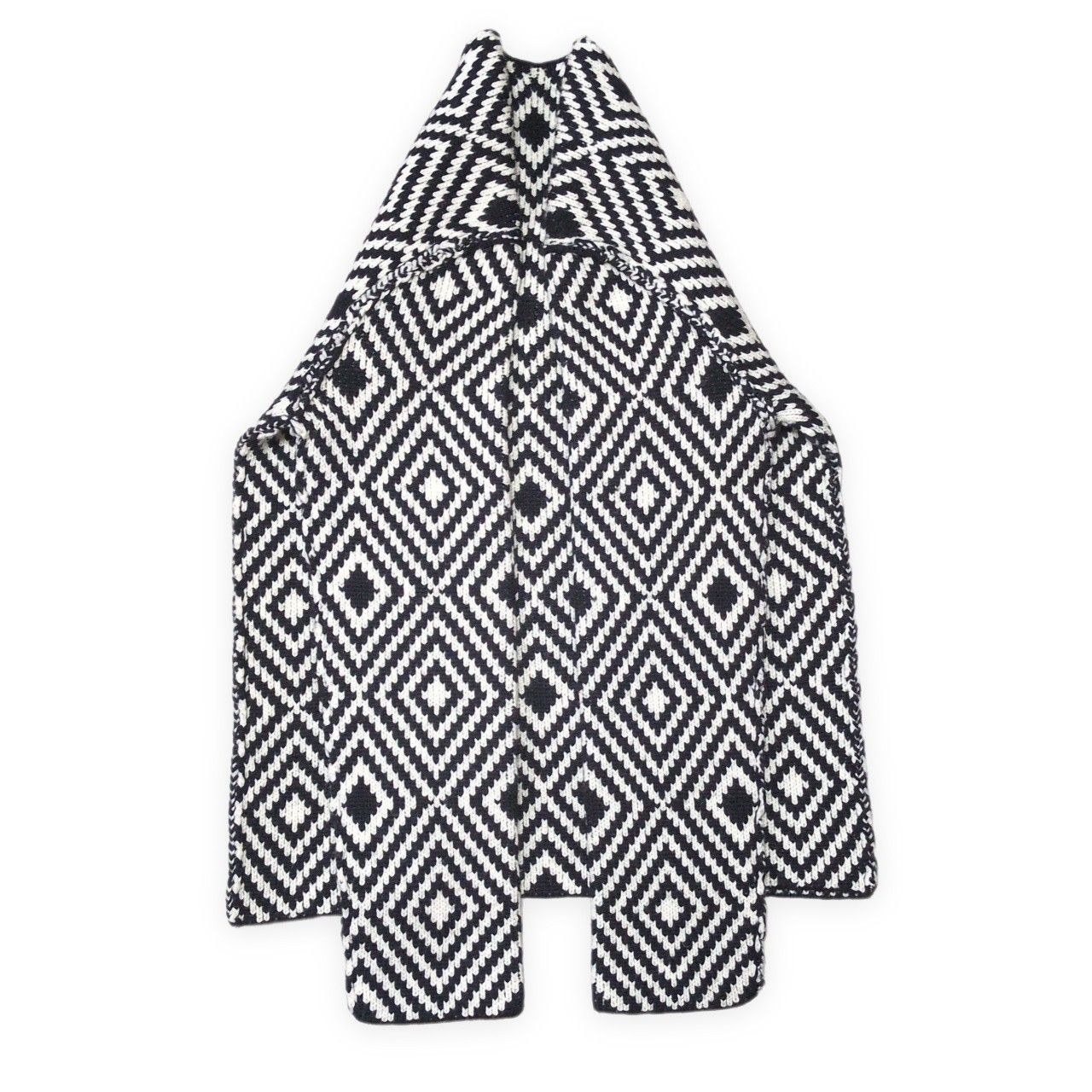 RAINMAKER KYOTO レインメーカー キョウト 16AW 入子菱柄 ノーカラージャケット WOOL ウール メンズ 46 RM162-031 RAINMAKER KYOTO レインメーカー キョウト 16AW 入子菱柄 ノーカラー