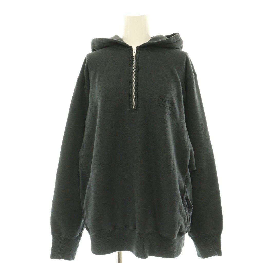 シー SEA SEAVALLEY MOUNTAIN CLUB HALF ZIP HOODIE フーディー