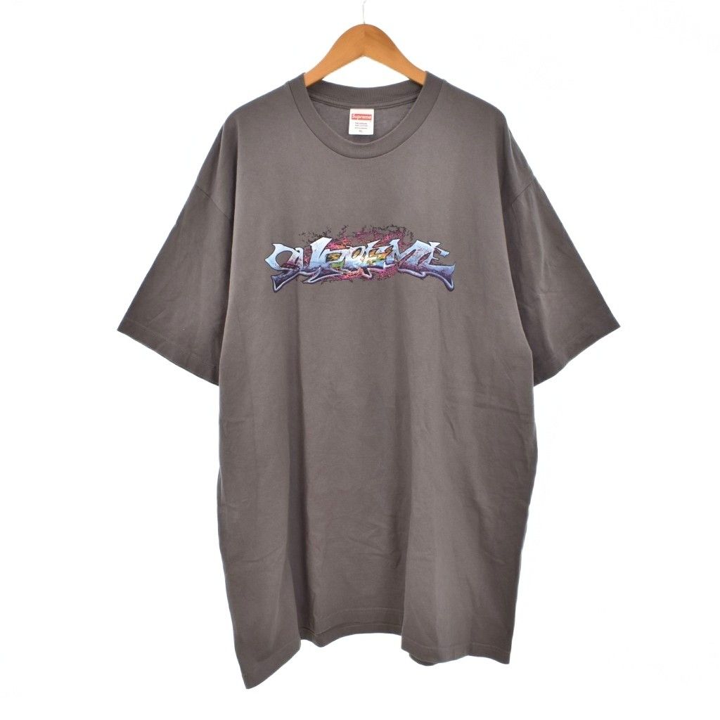 Supreme ロゴプリント カットソー Mサイズ ○売切 Supreme 人気モデル プリントカットソー おまけ付 最落無