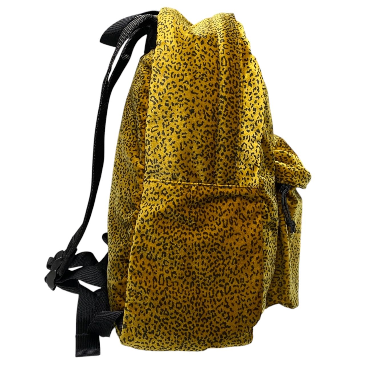 シュプリーム レオパード ヒョウ柄 リュック Leopard 鞄 イエロー ☆シュプリーム リュックサック ベルベット バックパック タン
