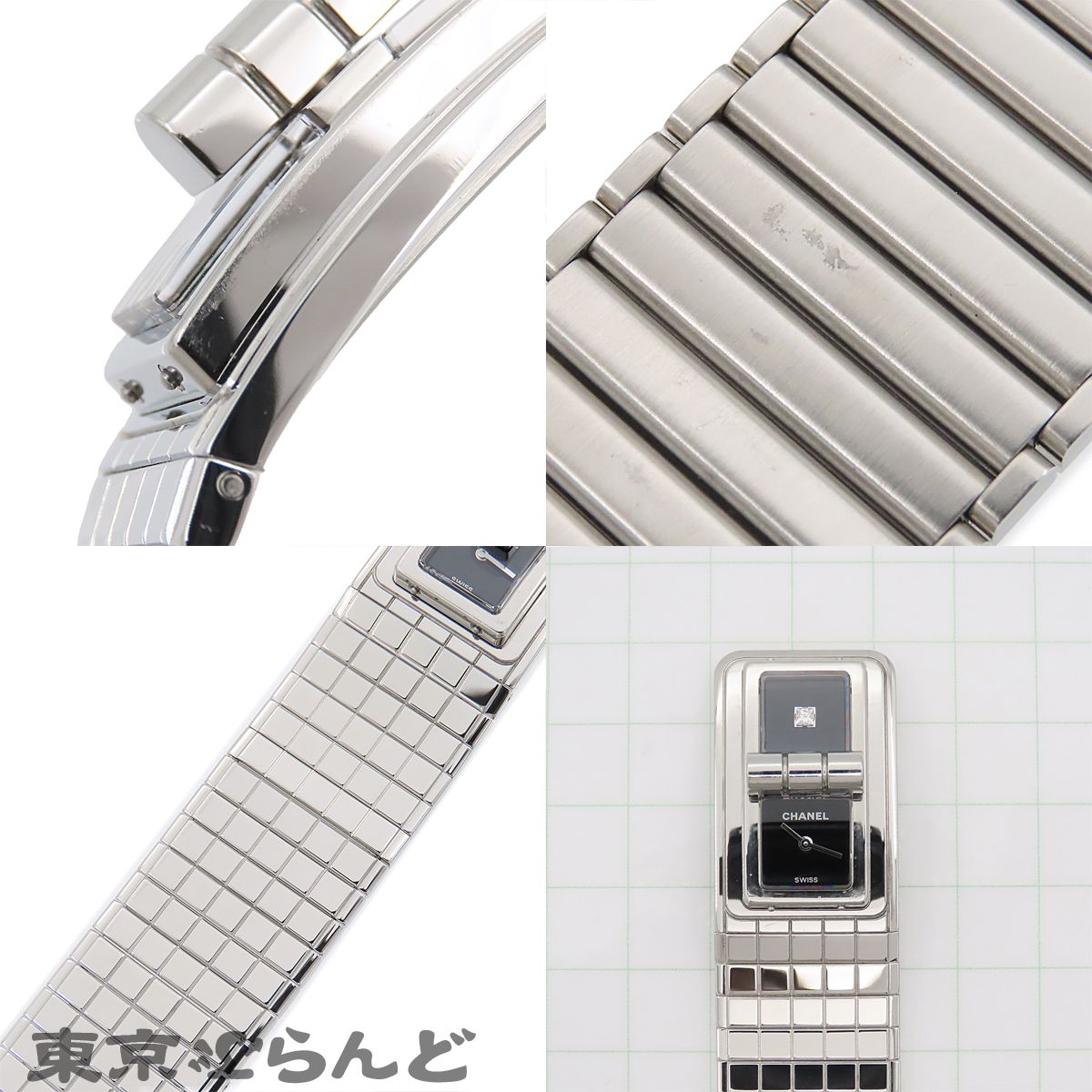 シャネル CHANEL コードココ H5144 シルバーxブラックH5144 ステンレス