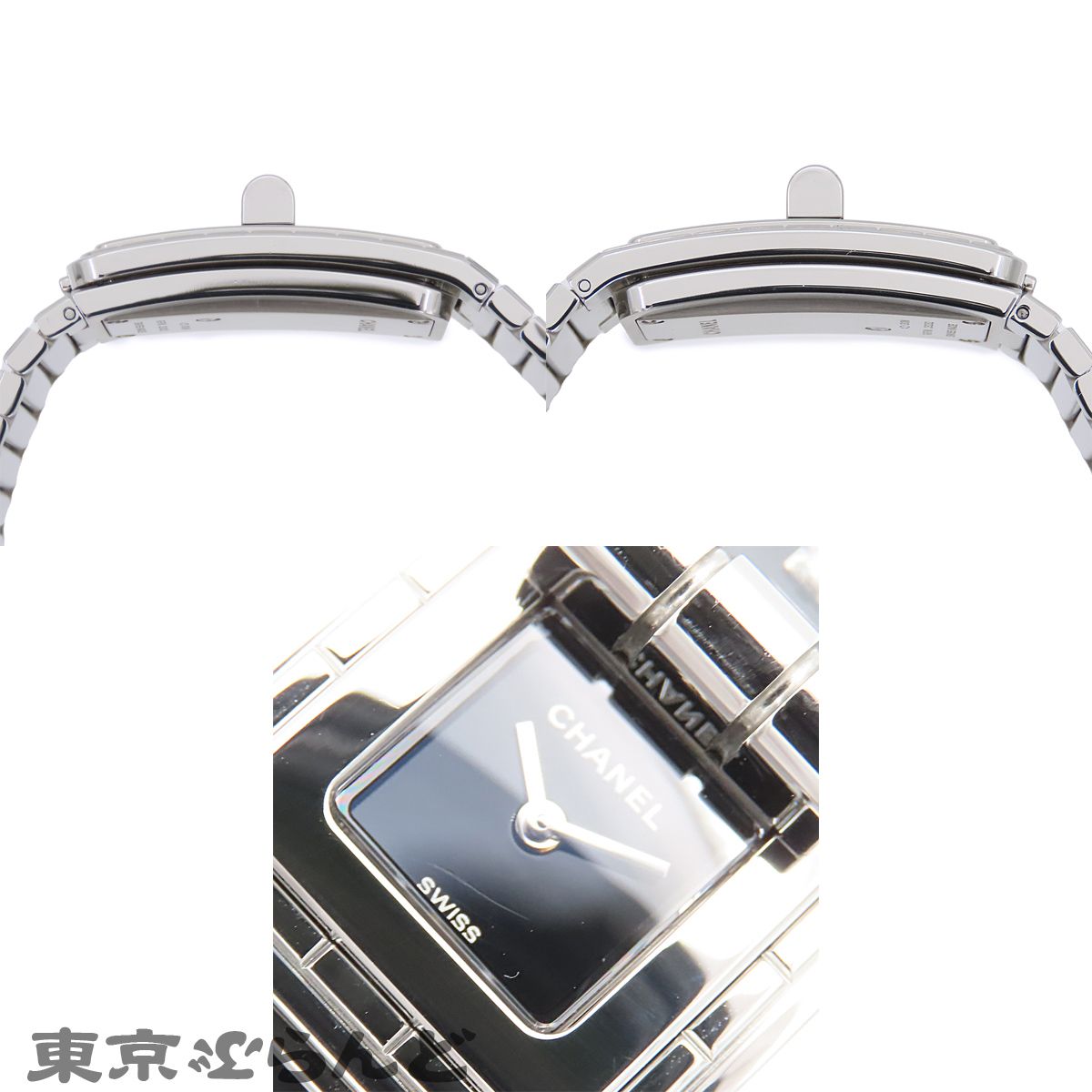 シャネル CHANEL コードココ H5144 シルバーxブラックH5144 ステンレス