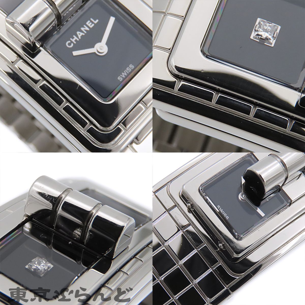 シャネル CHANEL コードココ H5144 シルバーxブラックH5144 ステンレス