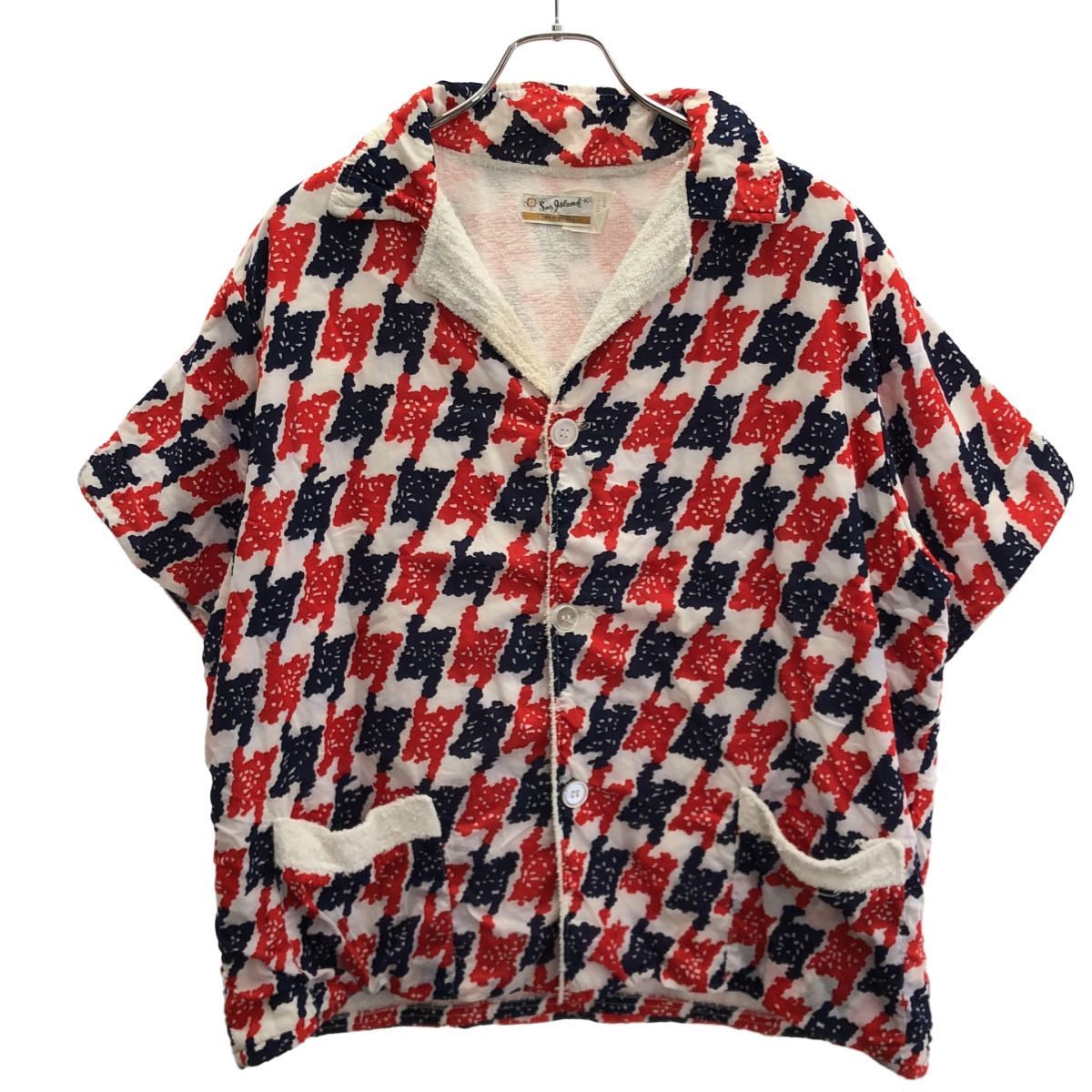 Sea Island シーアイランド 1960's パイルビーチシャツ ホワイト XL