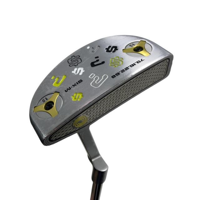 【中古】 オデッセイ MILLED COLLECTION SIX・M ?＆$ 34インチ パター PT スチール (フレックスその他) メンズ 男性用 右利き 右用 Cランク ゴルフクラブ
