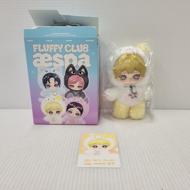 中古美品】 aespa POPMART ぬいぐるみ 4体セット 【084-260620-ay-28
