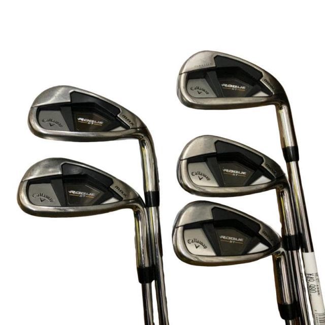 【中古】 キャロウェイ ROGUE ST MAX 5S アイアンセット IR Dynamic Gold 95 (フレックスS) メンズ 男性用 右利き 右用 Cランク ゴルフクラブ