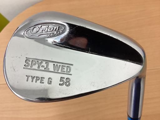 【中古】 ORION(オライオン) SPY-1 WED TYPE-G(メッキ仕上げ) 58° ウェッジ WG 純正特注シャフト (フレックスX) メンズ 男性用 右利き 右用 Cランク ゴルフクラブ