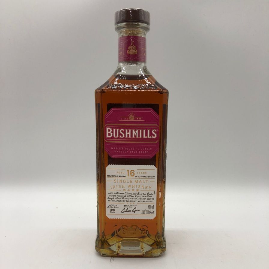 ブッシュミルズ 16年 シングルモルト 700ml 40% 未開栓 - メルカリ