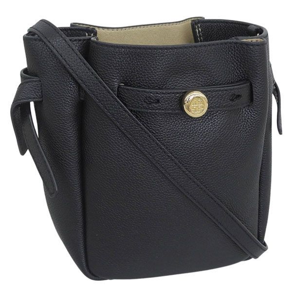 トリーバーチ バッグ レディース ショルダーバッグ アウトレット レザー ブラック ROMY PHONE CROSSBODY 171002 001 TORY BURCH