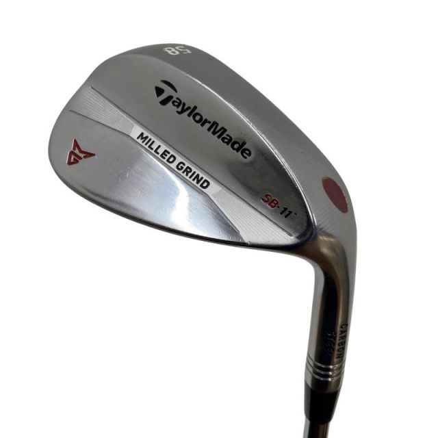 【中古】 テーラーメイド Taylor Made MILLED GRIND 58°/11° ウェッジ WG リシャフト (フレックスその他) メンズ 男性用 右利き 右用 Cランク ゴルフクラブ