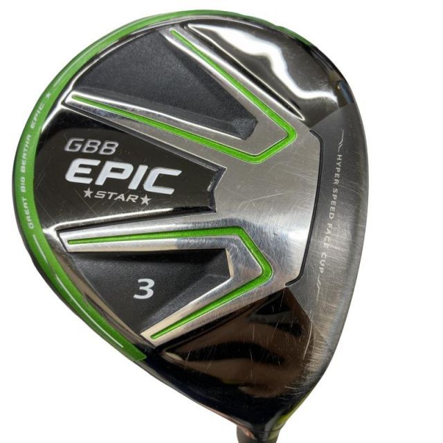 【中古】 キャロウェイ GBB EPIC STAR 3W フェアウェイウッド FW Speeder EVOLUTION for GBB (フレックスSR) メンズ 男性用 右利き 右用 Cランク ゴルフクラブ