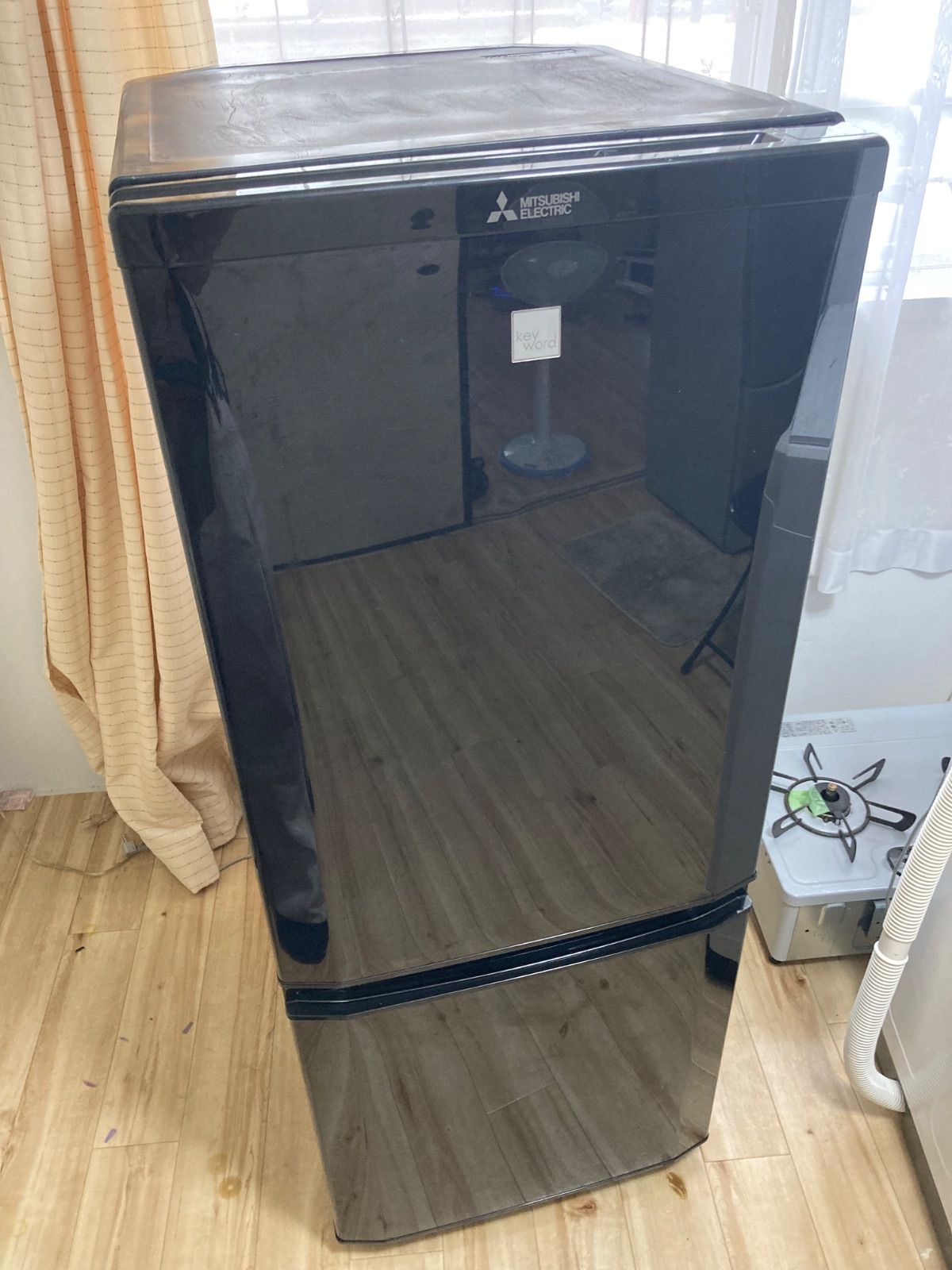 三菱冷凍冷蔵庫 MR-P15ED-KK 146L 2019年製 ファン式による自動霜取り 三菱冷凍冷蔵庫 MR-P15ED-KK 146L 2019年製 ファン式による自動霜取り
