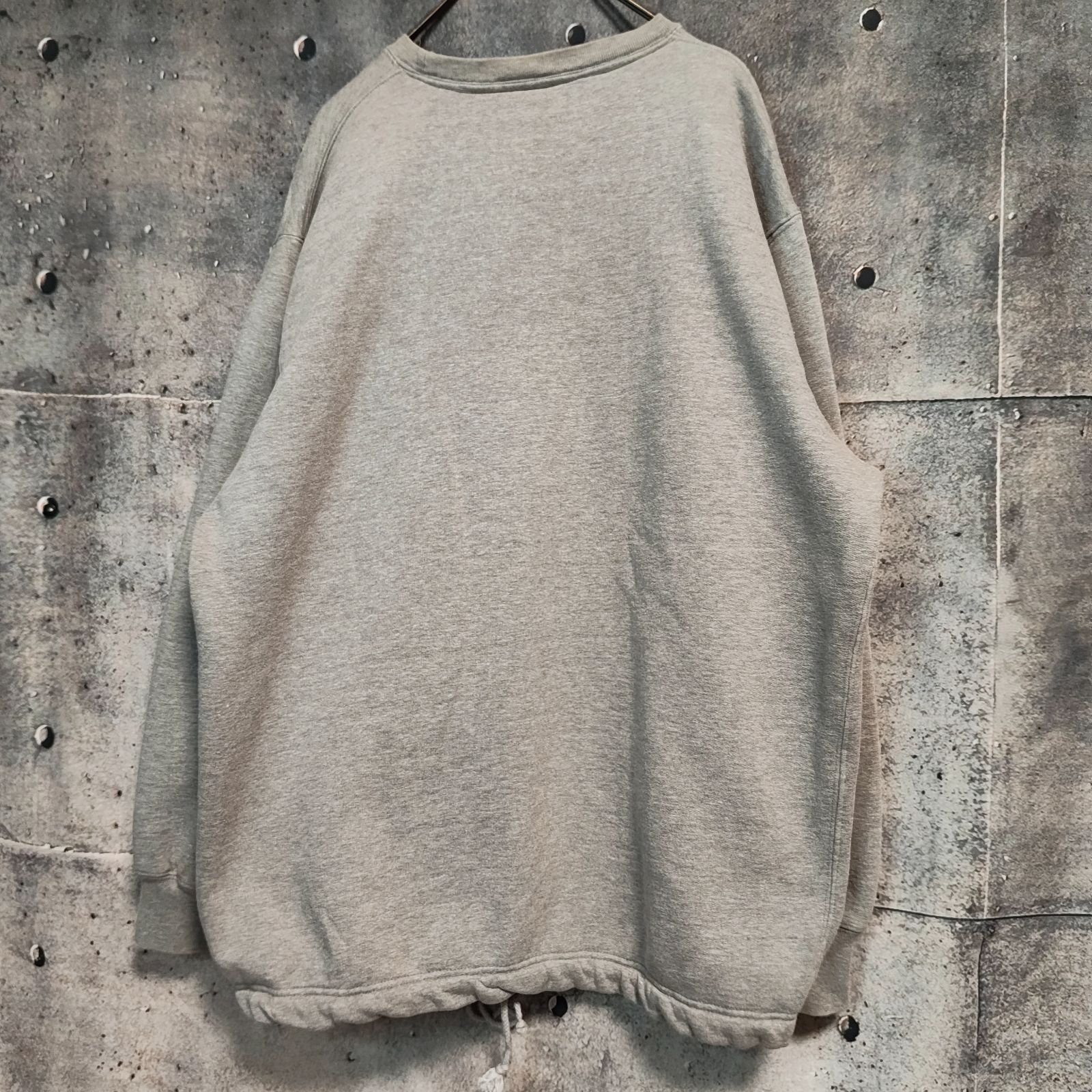 90s DKNY VINTAGE Archive SWEAT SHIRT グレー 灰色 スウェット 裾