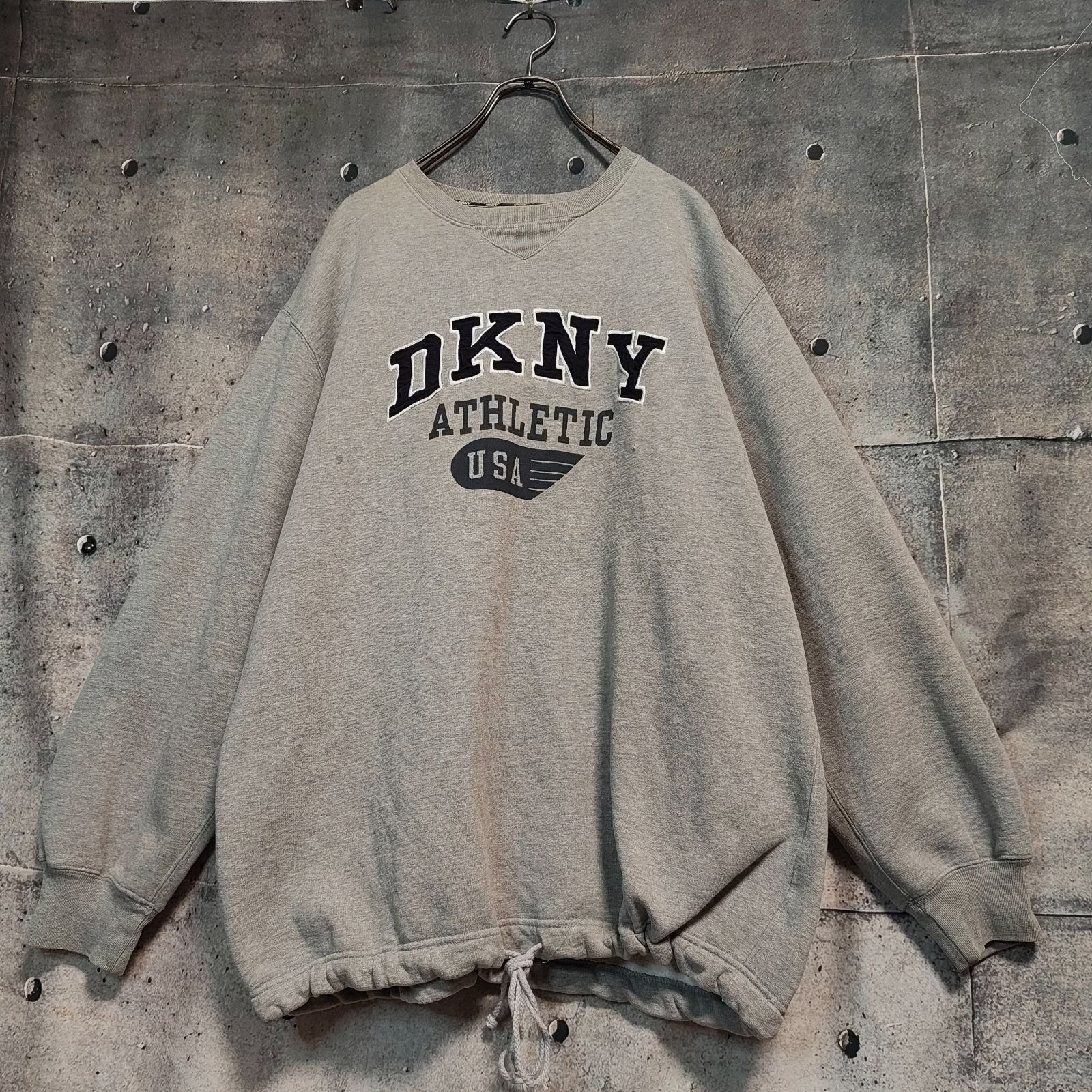 90s DKNY VINTAGE Archive グレー 灰色 スウェット XL 90s DKNY VINTAGE Archive SWEAT SHIRT グレー 灰色 スウェット 裾