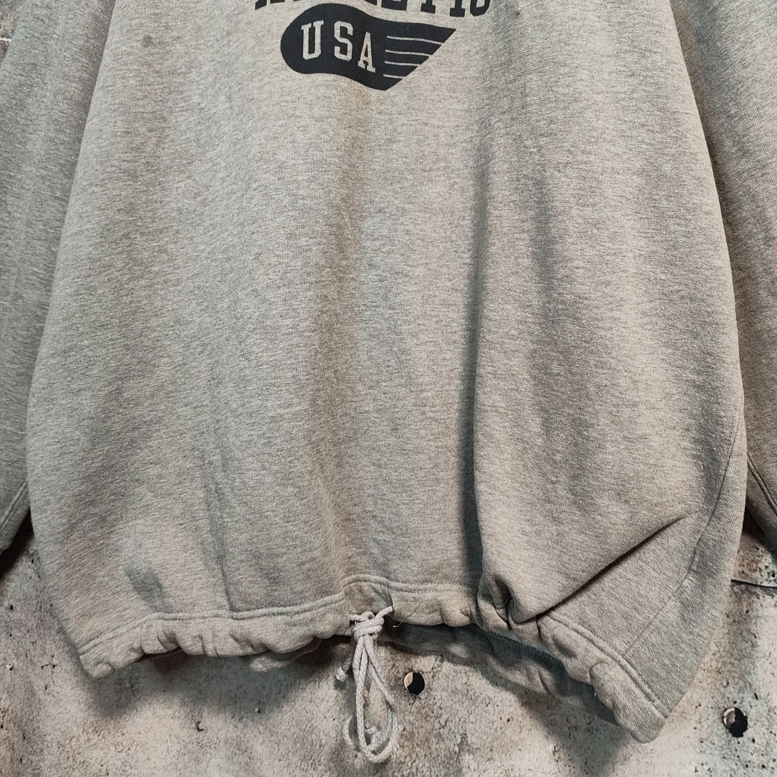 90s DKNY VINTAGE Archive SWEAT SHIRT グレー 灰色 スウェット 裾
