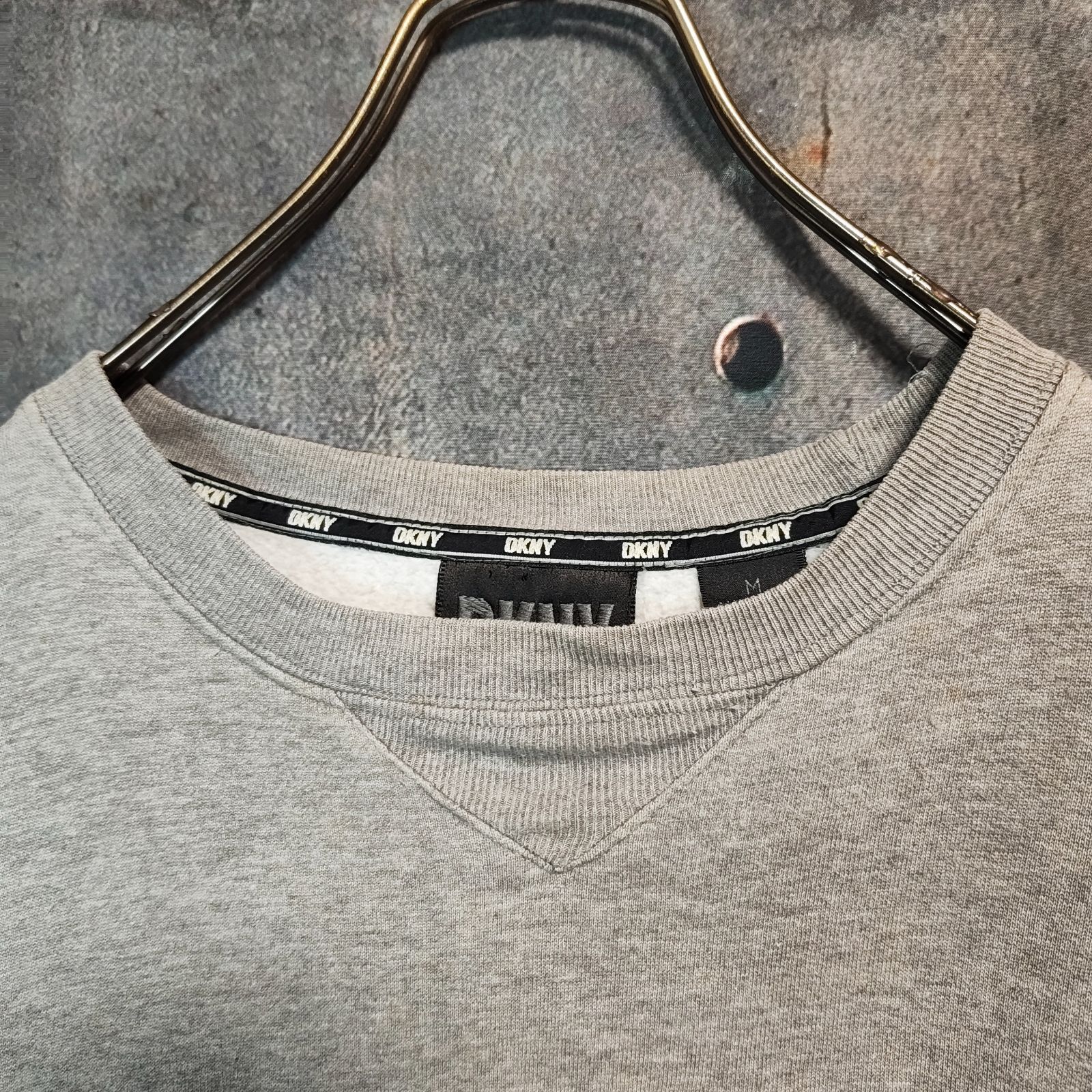 90s DKNY VINTAGE Archive グレー 灰色 スウェット XL 90s DKNY VINTAGE Archive SWEAT SHIRT グレー 灰色 スウェット 裾