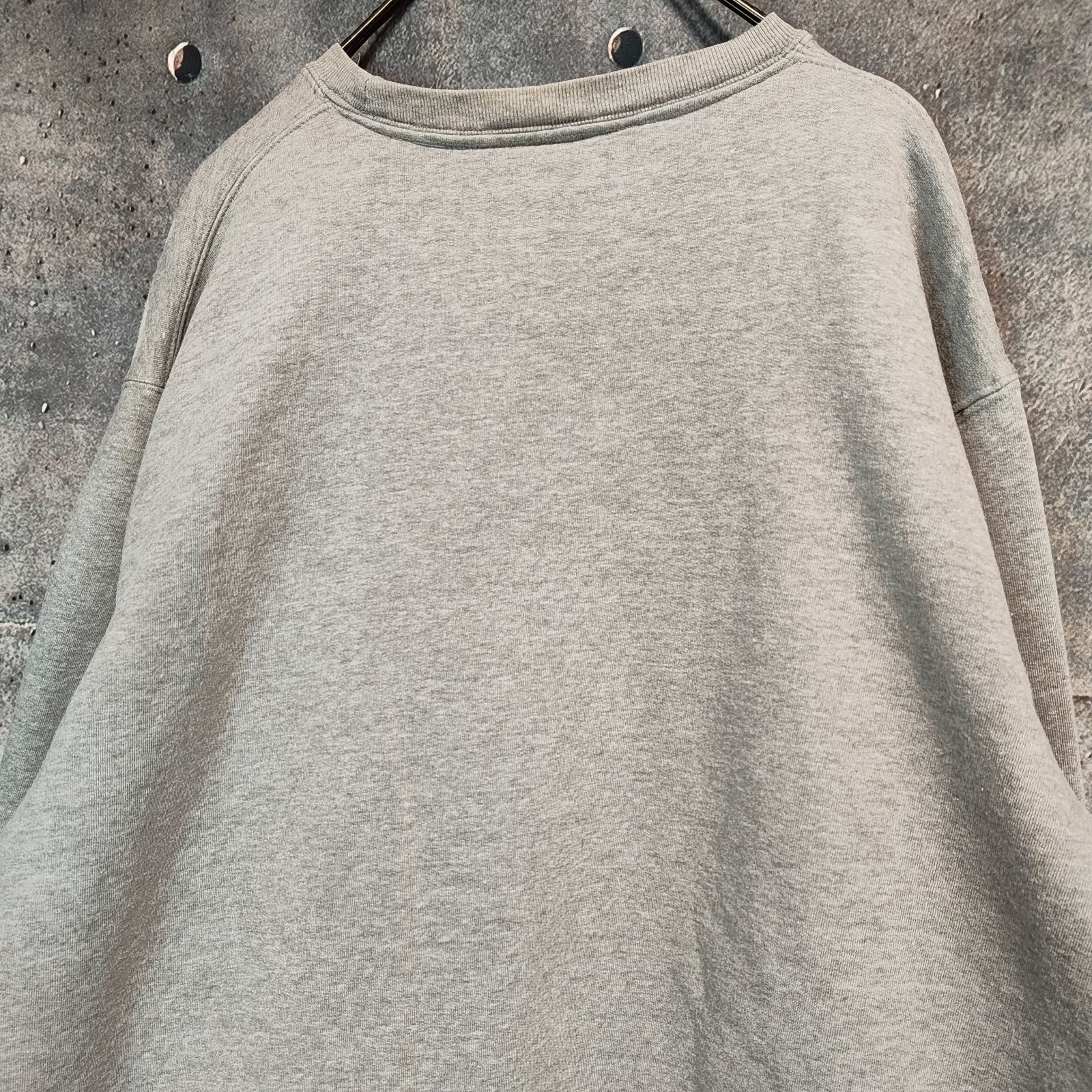 90s DKNY VINTAGE Archive SWEAT SHIRT グレー 灰色 スウェット 裾