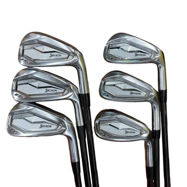 中古】 ダンロップ SRIXON ZX5 6S アイアンセット IR リシャフト