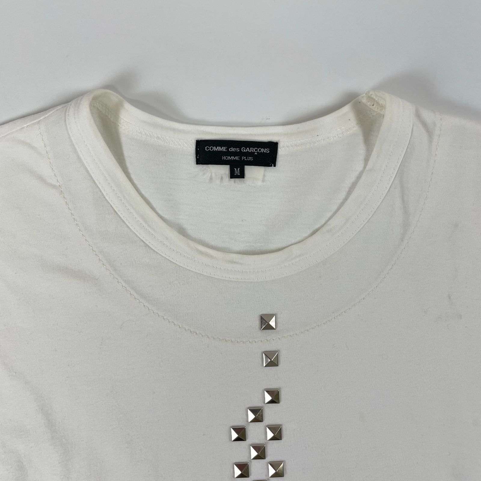 COMME des GARCONS HOMME PLUS / スタッズシームデザインTシャツ SIZE