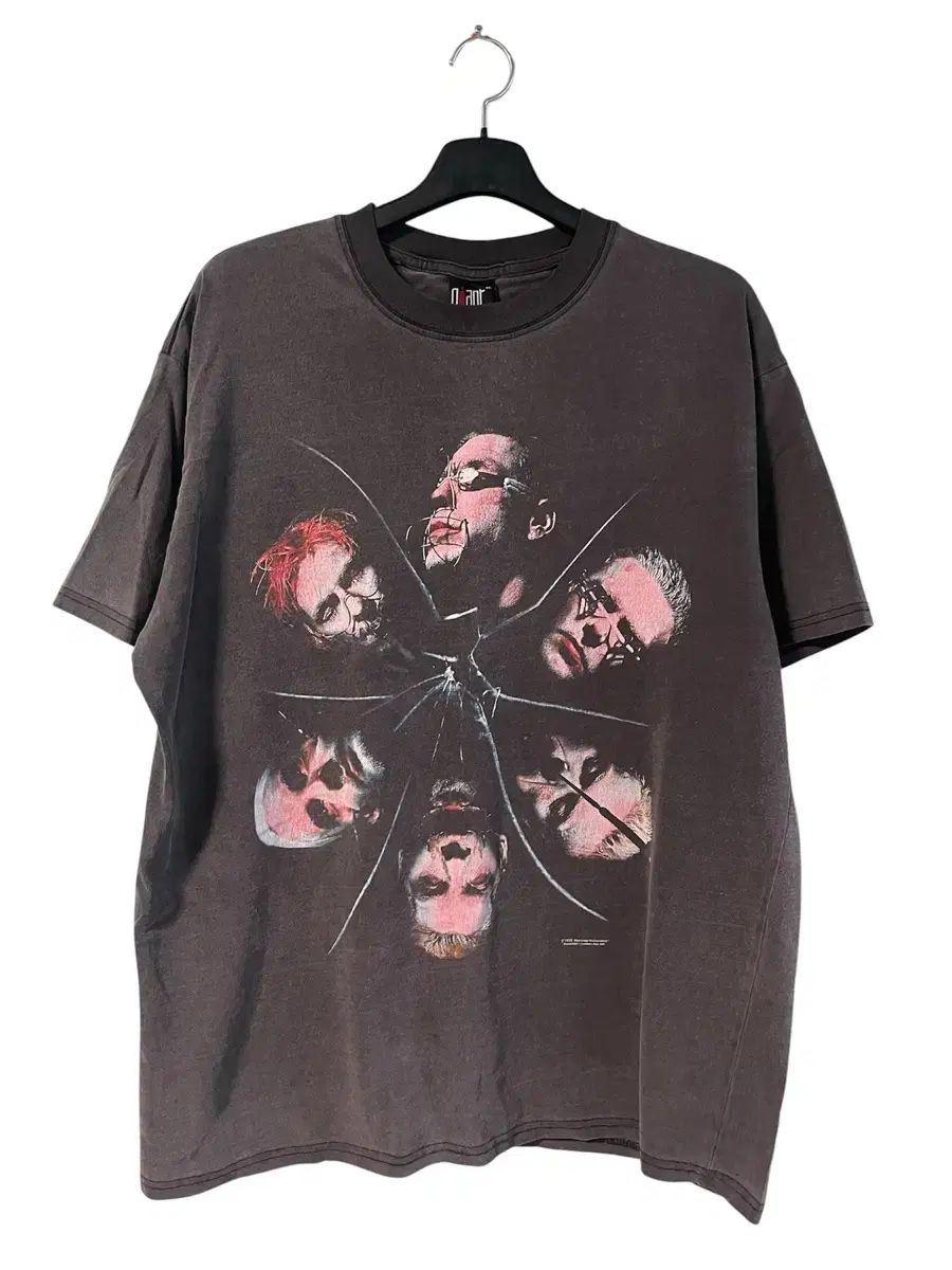 XL ラムシュタイン プリンティング ヴィンテージ Tシャツ チャコール